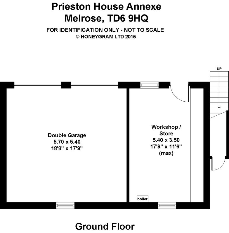 Prieston House Annex - garage & workshop floor pla